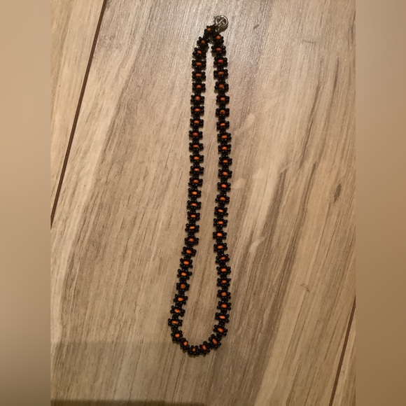 New vintage retro Flower power choker beaded necklace - Picture 4 of 7